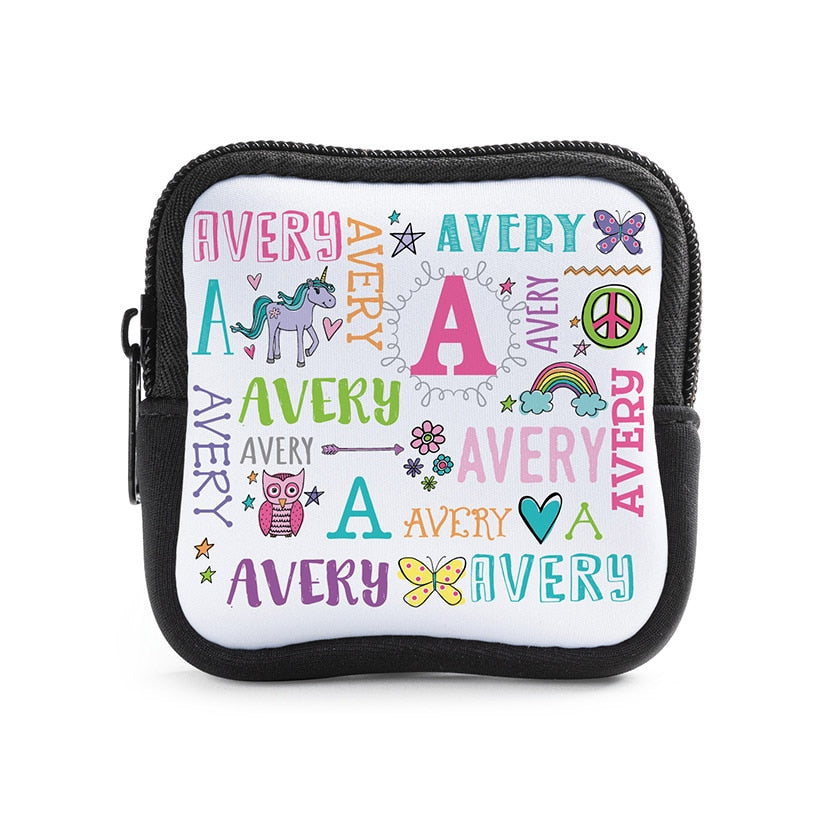 Personalized Square Pouches