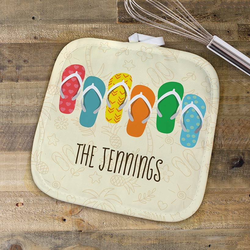 Personalized Summer Pot Holders