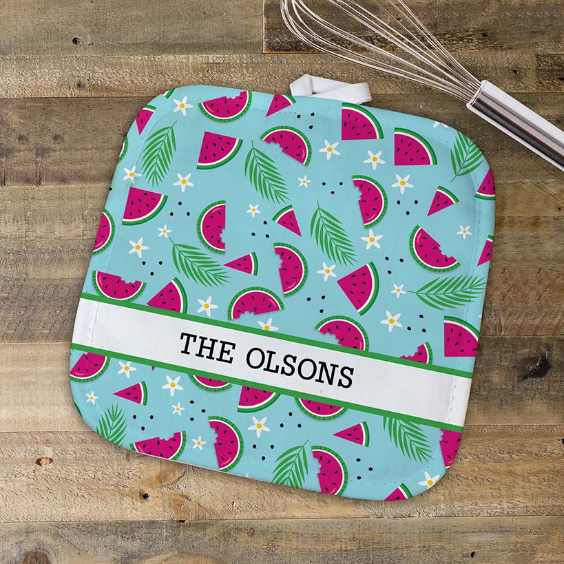 Personalized Summer Pot Holders