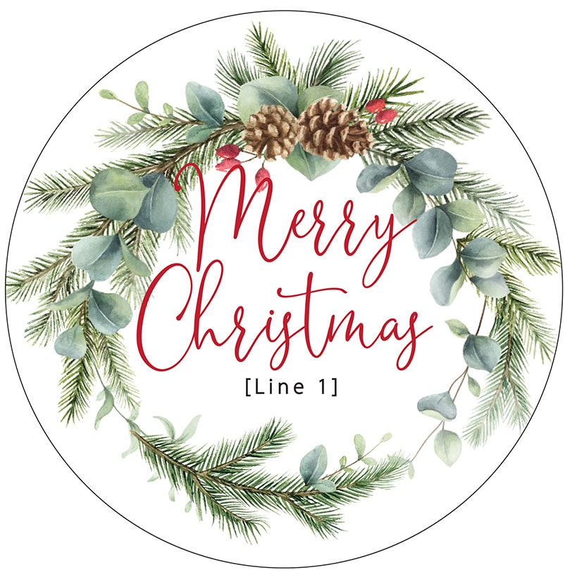 Personalized Merry Christmas Wall Sign