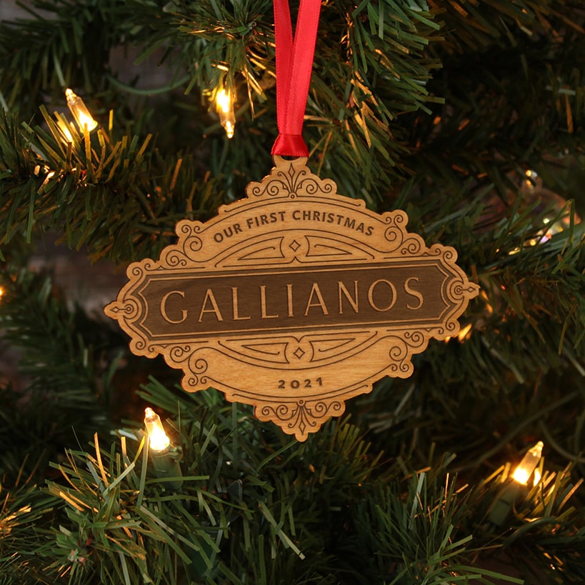 Personalized Wood Ornaments