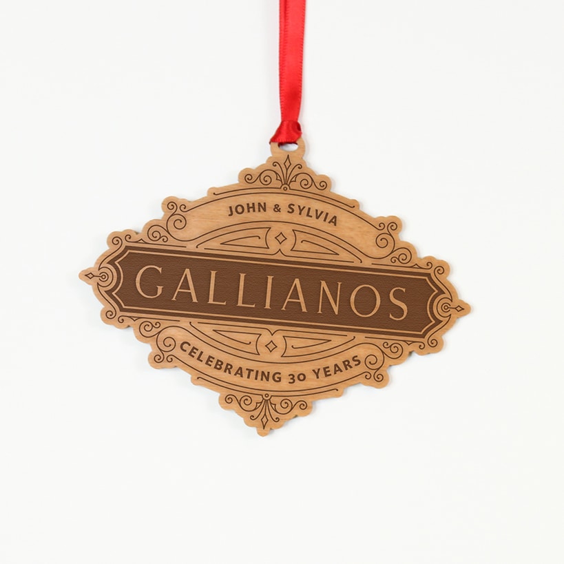 Personalized Wood Ornaments