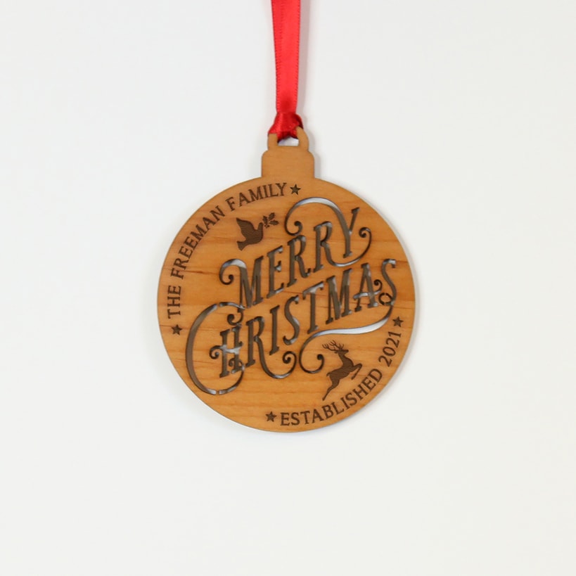 Personalized Wood Ornaments