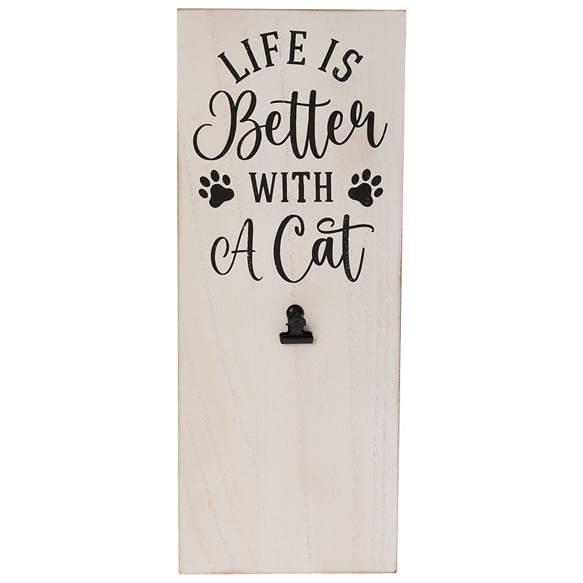 Cat and Dog Lover Wall Decor With Sentiment Or Frame