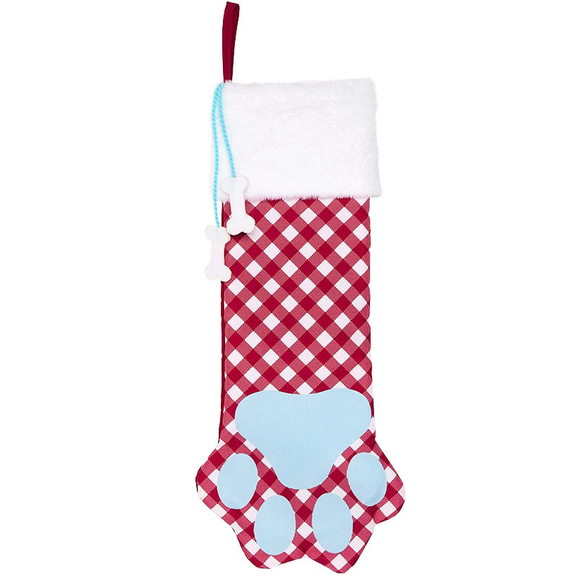 Cat & Dog Pet Themed Tree Skirt or Stocking
