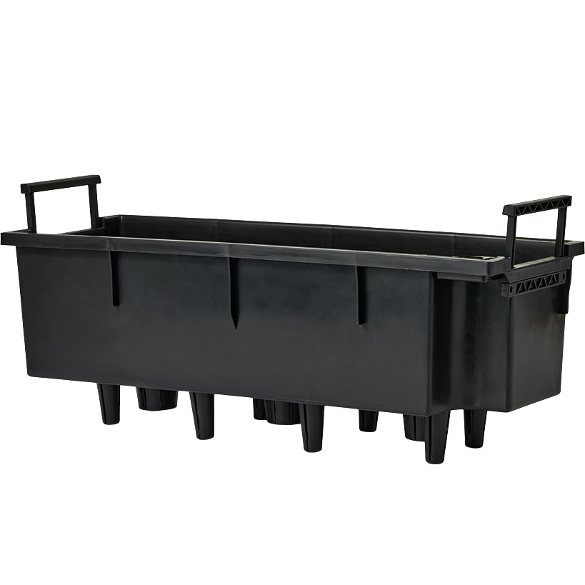 Wicker-Look Rectangle Planter