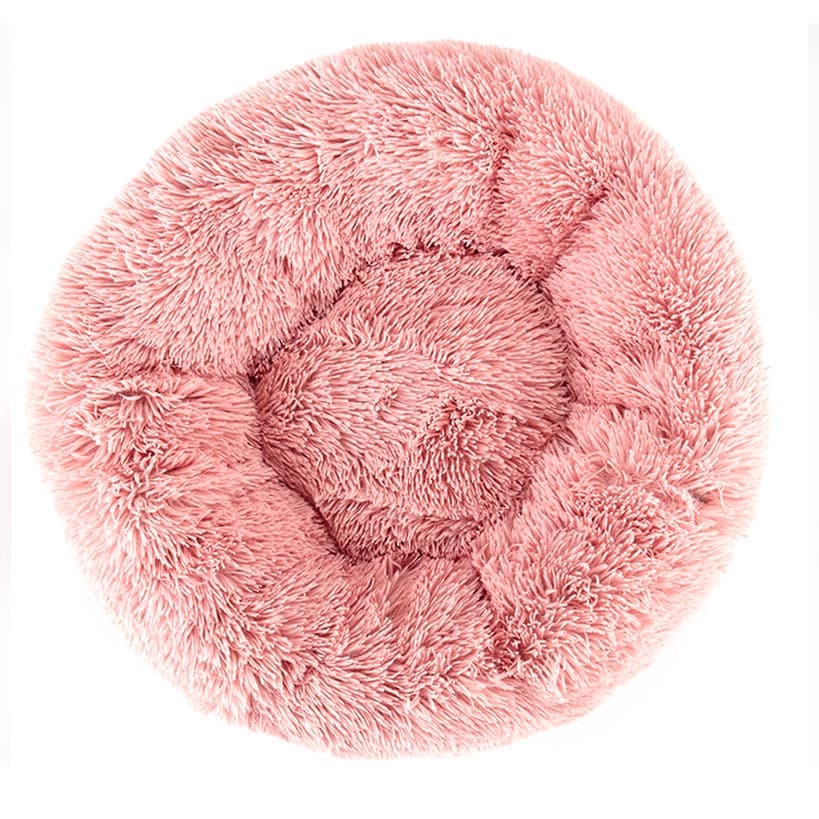 Small Round Pet Plush Donut Bed