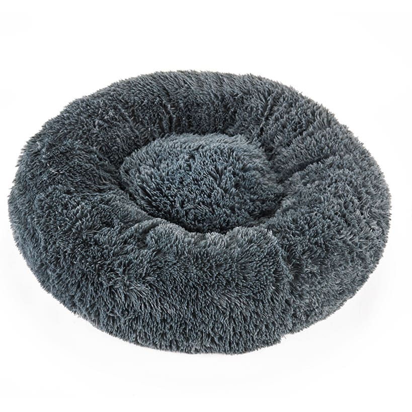 Small Round Pet Plush Donut Bed