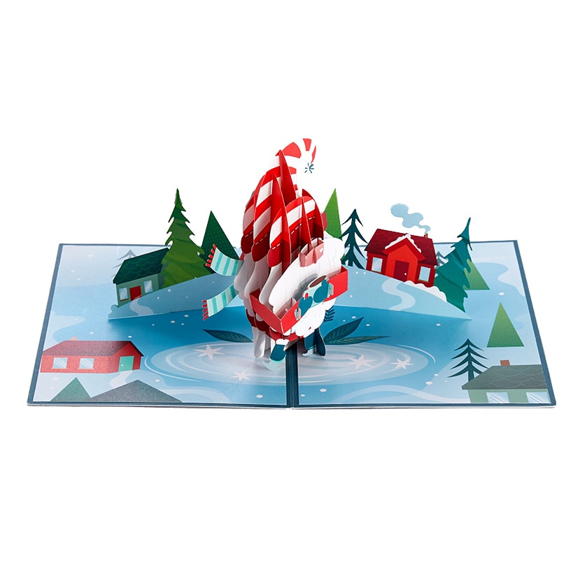 3-D Pop-Up Holiday Greeting Card