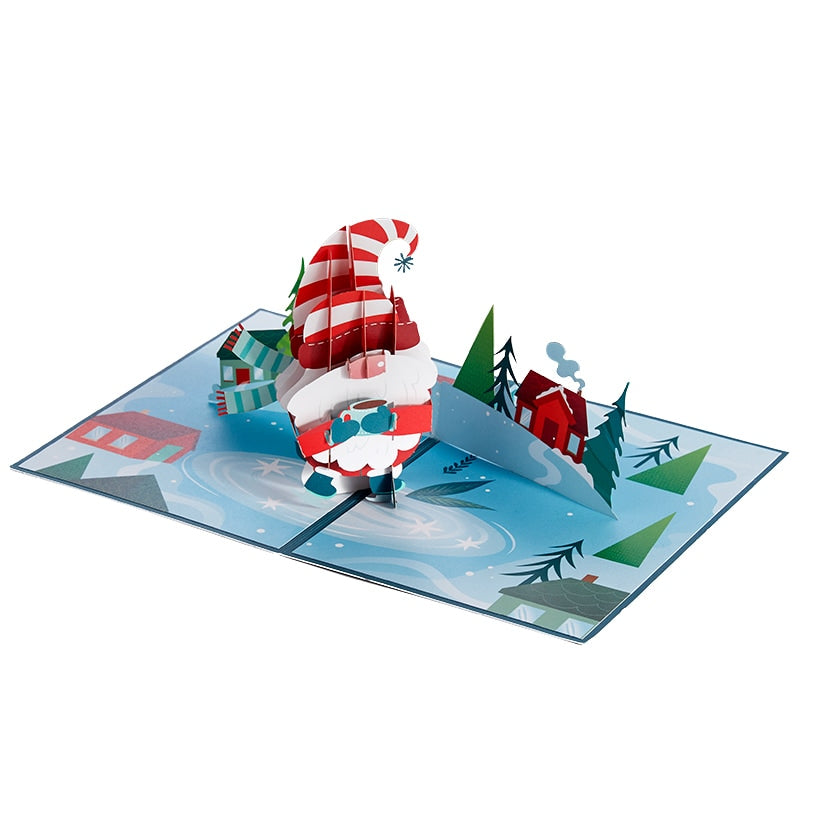 3-D Pop-Up Holiday Greeting Card