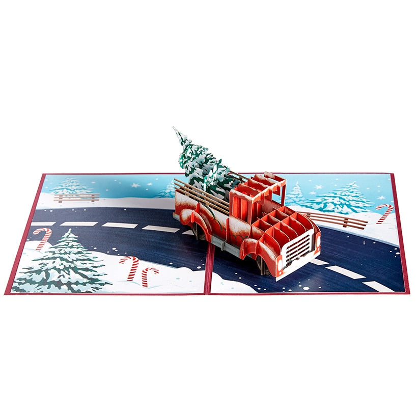3-D Pop-Up Holiday Greeting Card