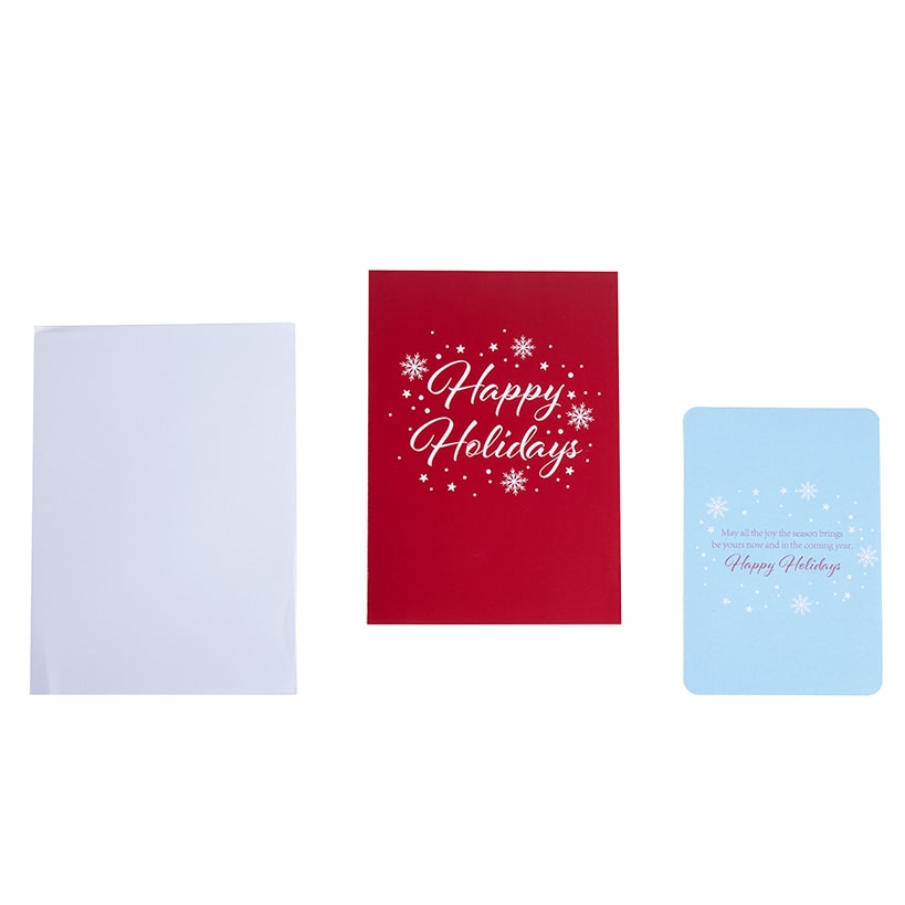 3-D Pop-Up Holiday Greeting Card