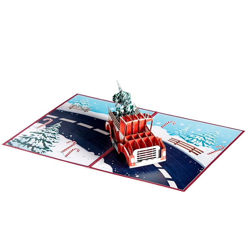 3-D Pop-Up Holiday Greeting Card