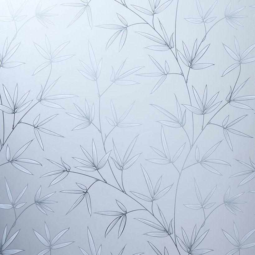 Window Film PVC Embossed In Geometric Ivy Or Square Design