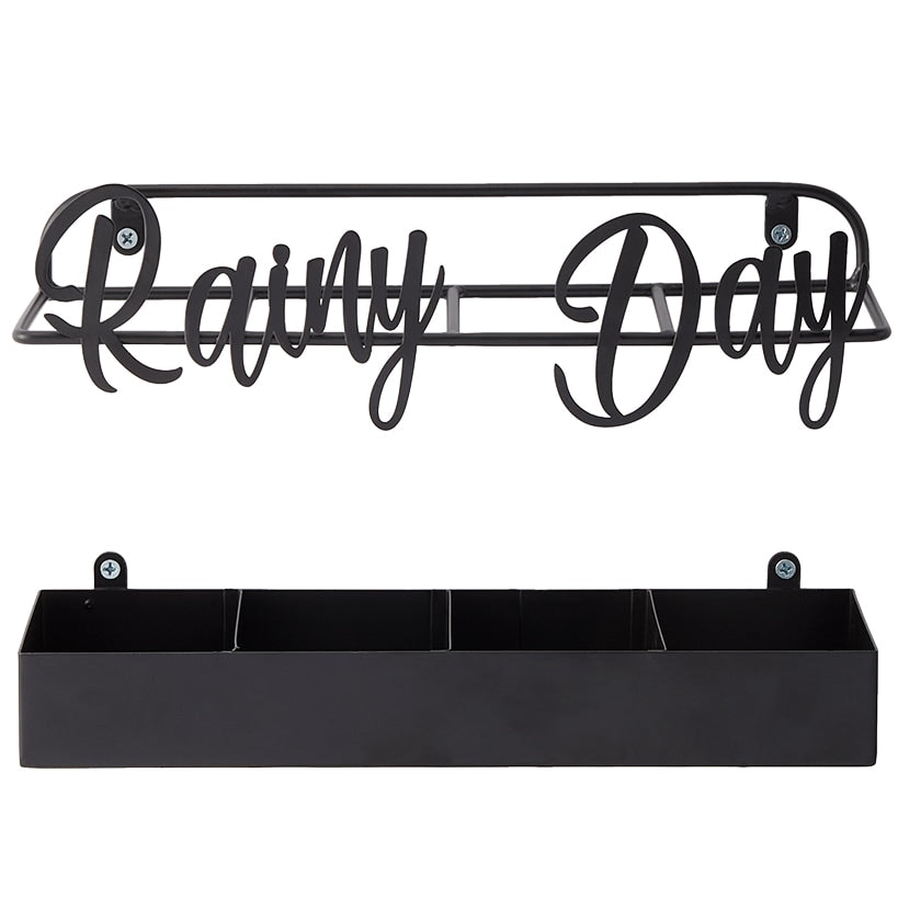 Entryway Wall-Mounted Umbrella Stand - 4 Slots