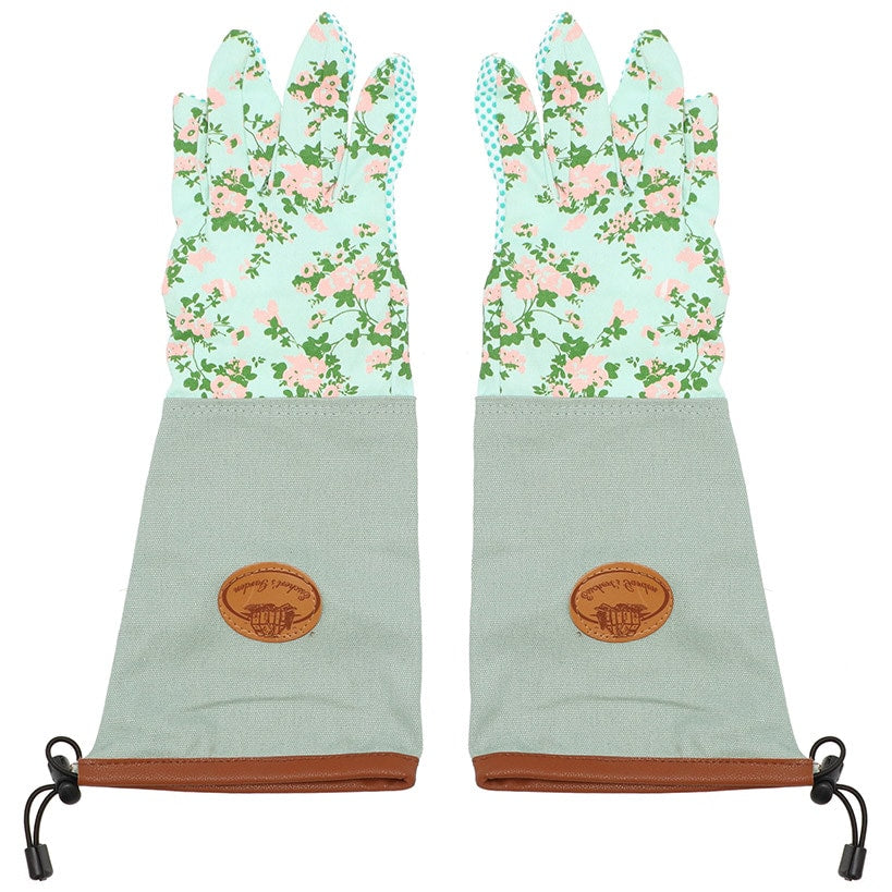 Rose Print Garden Gloves