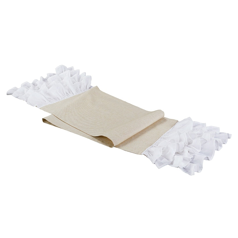 Ruffled Table Runner or Placemats