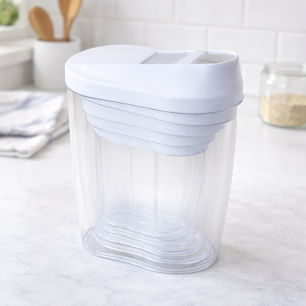 Store and Pour Clear Food Containers - Set of 5