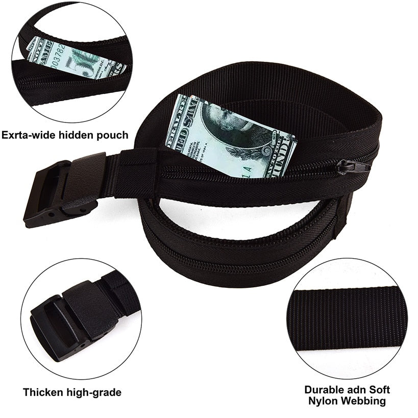 Belt with Hidden Pocket