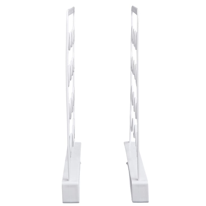 Plastic Closet Shelf Divider and Rack - Set of 2