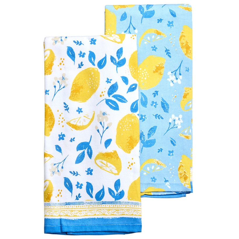 Set of 2 Cotton Kitchen Towels