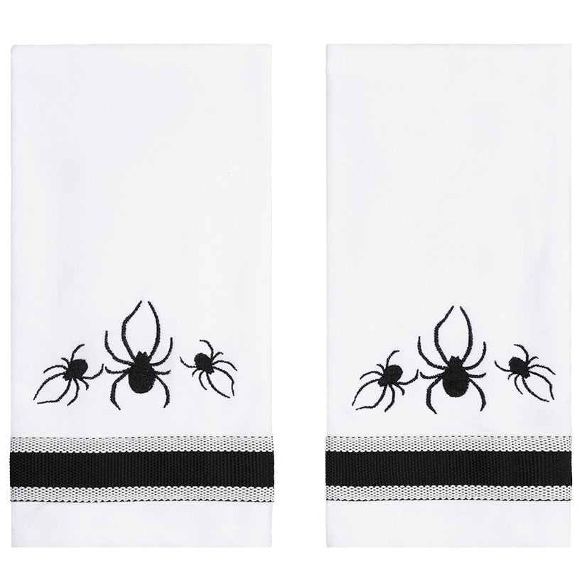 Halloween Bathroom Spider Themed Memory Foam Rug or Shower Curtain