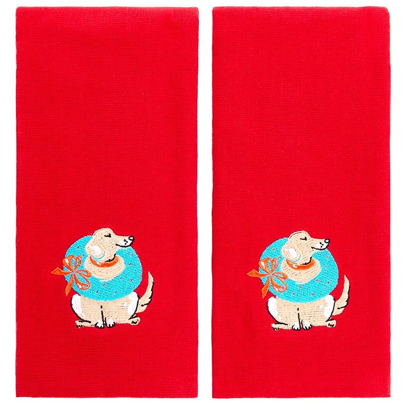 Christmas Dogs Shower Curtain, Bath Rug, Hand Towels, Valance, or Hooks
