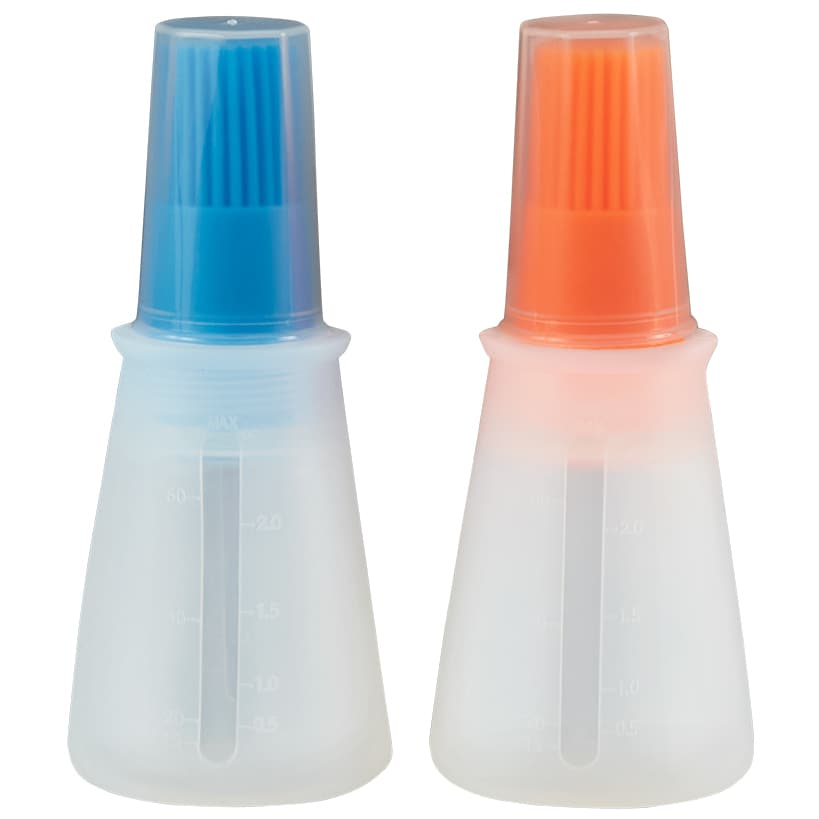 Oil Dispenser with Brush - Set of 2
