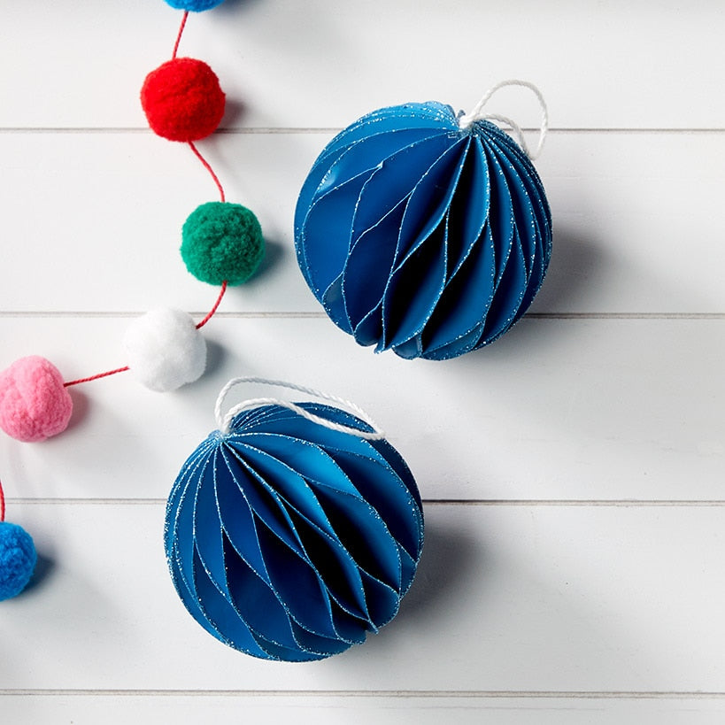 Sets of 2 Paper Shape Ornaments