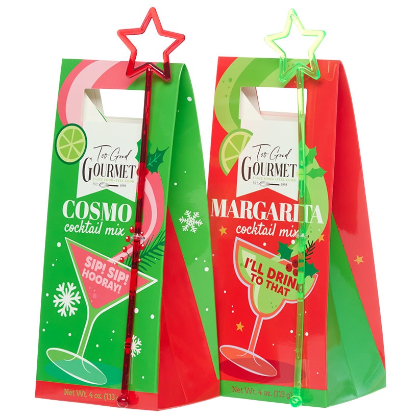 Too Good Gourmet Retro Cocktail Gift Set - Margarita and Cosmo