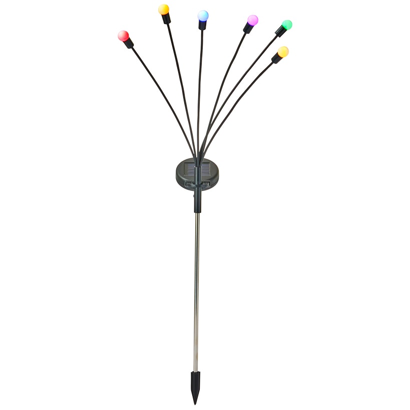 Solar Swaying Firefly Multi-Colored or White Lights - Set of 2