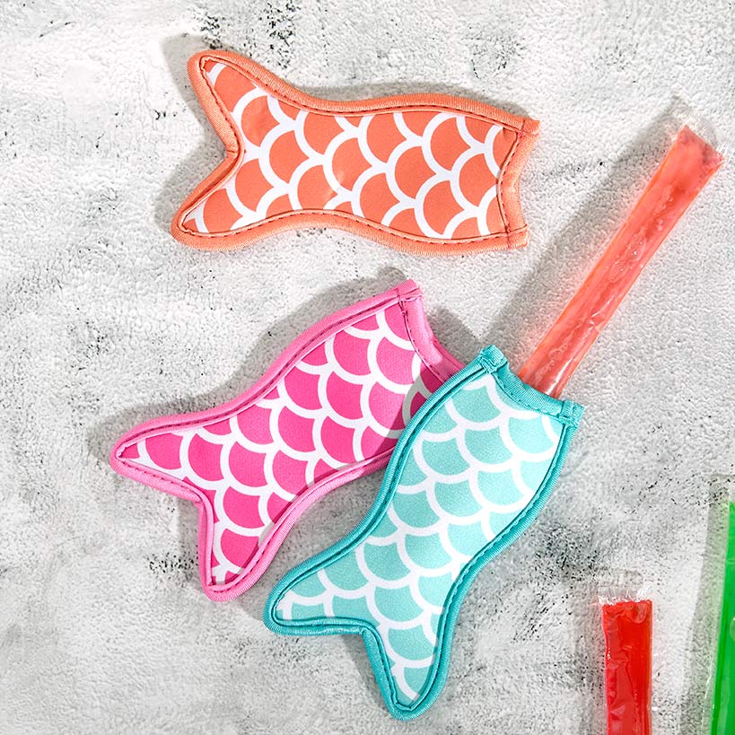 Mermaid Tail or Shark Frozen Treat Holders Set of 3