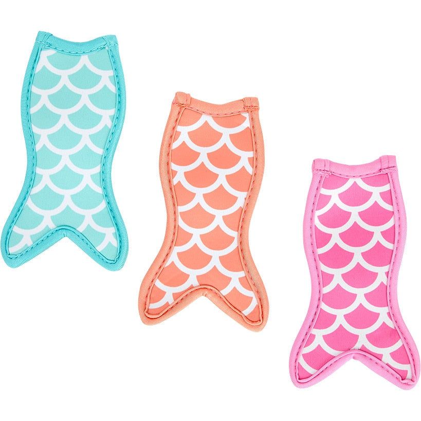 Mermaid Tail or Shark Frozen Treat Holders Set of 3