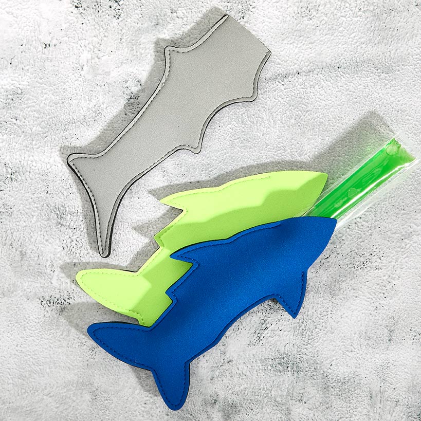 Mermaid Tail or Shark Frozen Treat Holders Set of 3