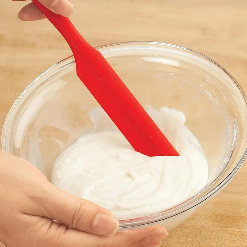 Multicolored Silicone Jar Spatulas - Set of 4