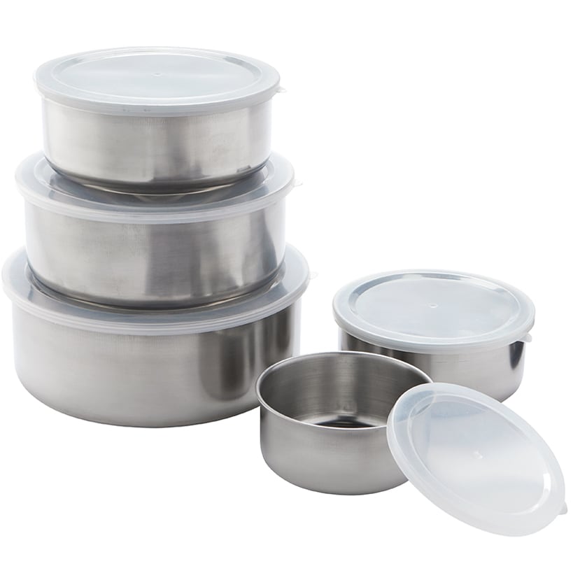 Stainless Steel Mixing Bowls Set with Lids Set of 5