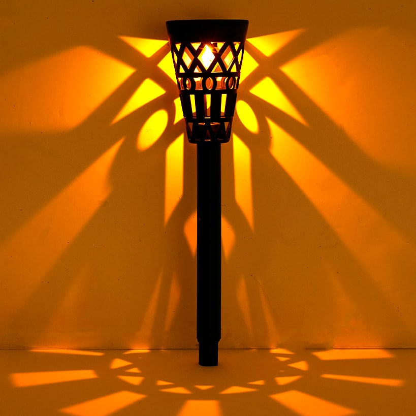 Solar Torch with Hanging and Garden Stake-Set of 6