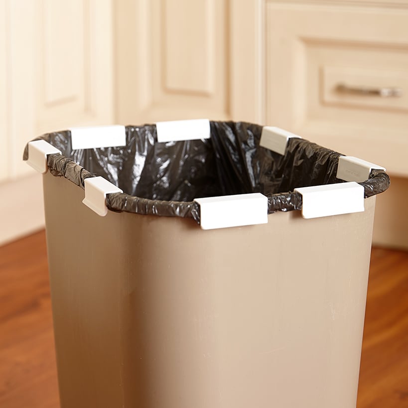 Trash Can Clips - Keeps Garbage Bags in Place