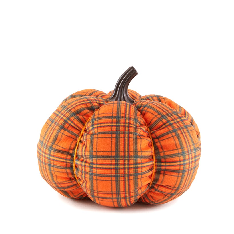 Decorative Harvest Plush Pumpkin
