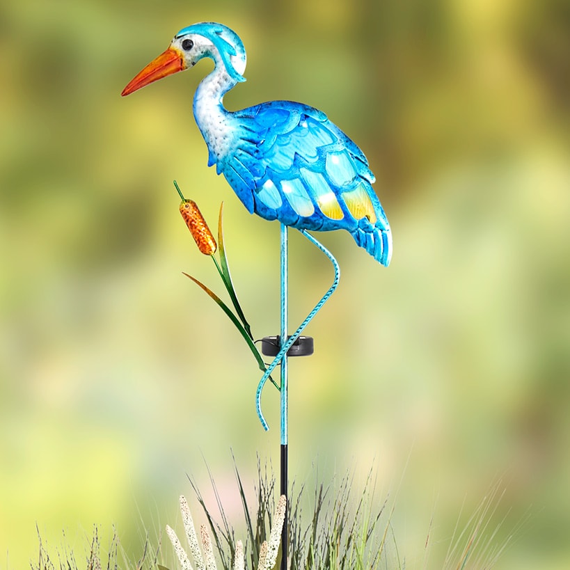 Solar Bird Garden Stake