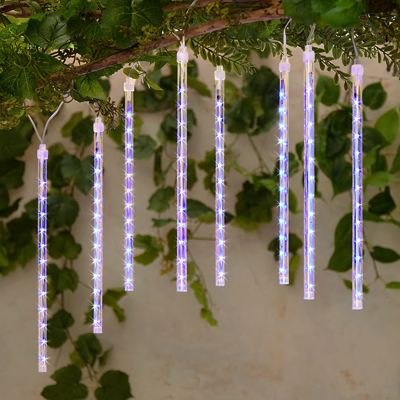 Solar Meteor Shower LED Lights#select-color_blue