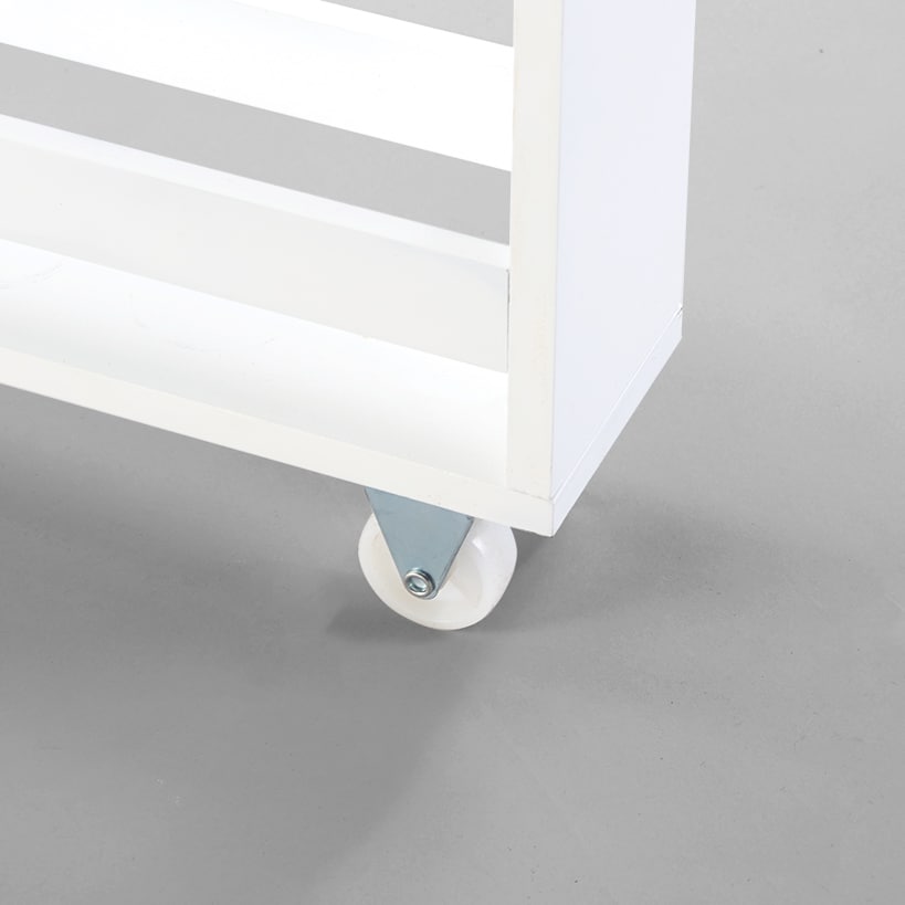 Hidden Spice Rack - Storage on Wheels for In Between Fridge & Counter