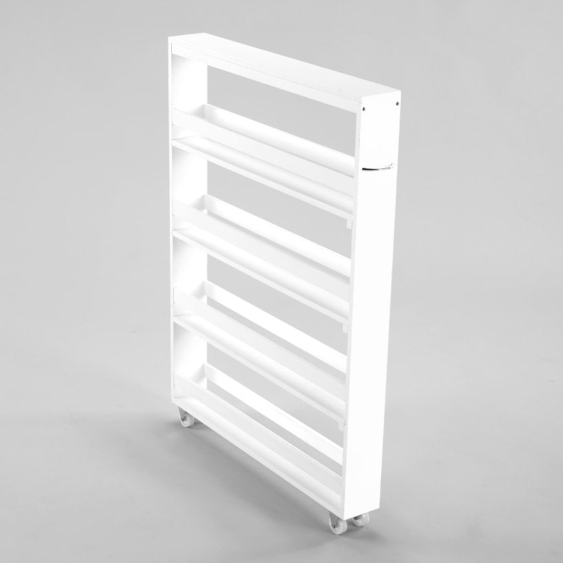 Hidden Spice Rack - Storage on Wheels for In Between Fridge & Counter