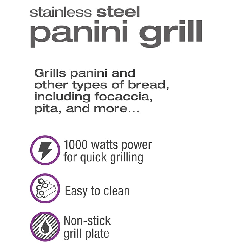 Stainless Steel Panini Grill