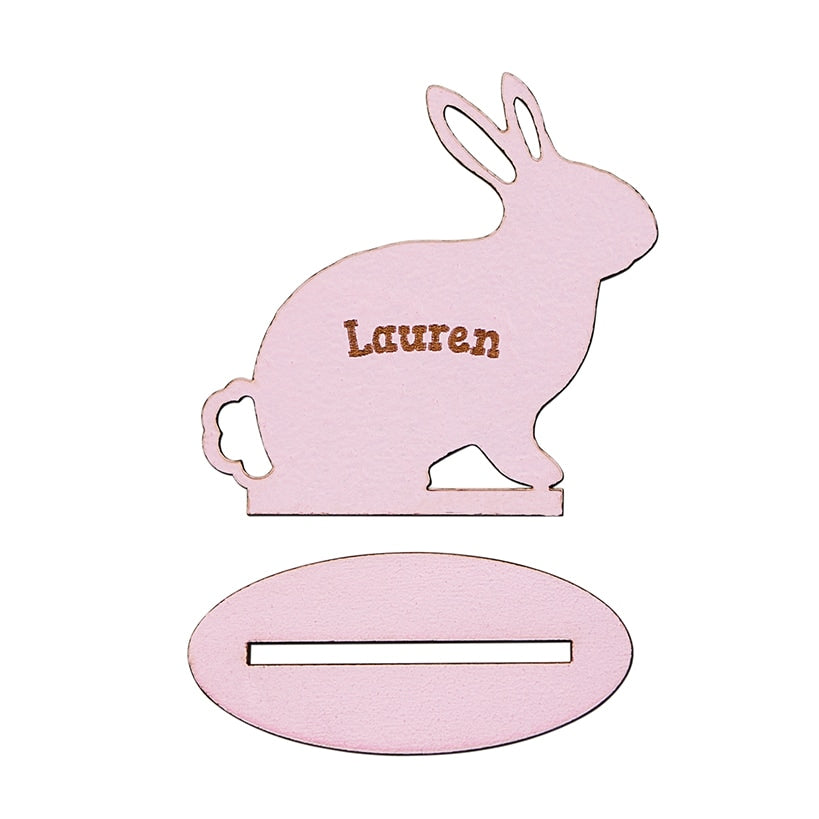 Personalized Standing Bunny Wood Gifts