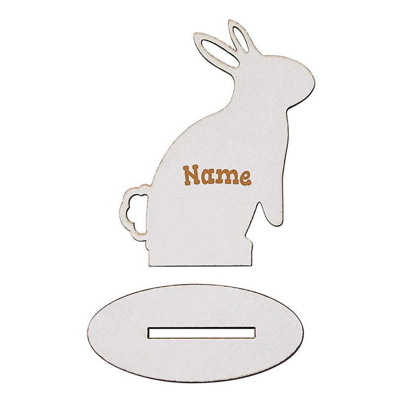 Personalized Standing Bunny Wood Gifts