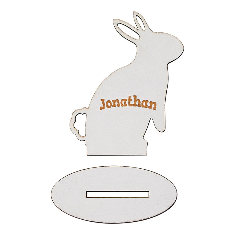 Personalized Standing Bunny Wood Gifts