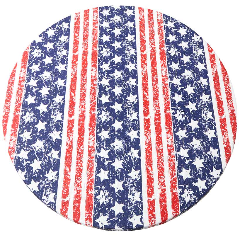 Mossy Oak Stars & Stripes Custom Fit Tablecloth Round