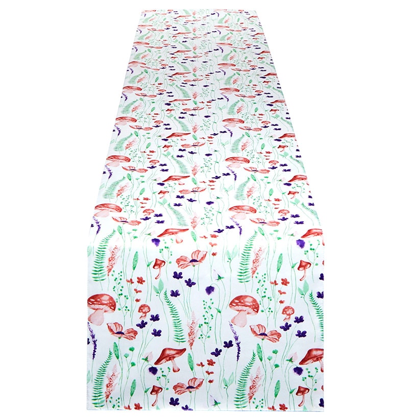 Stella Spring Mushroom Table Runner or Set of 4 Placemats