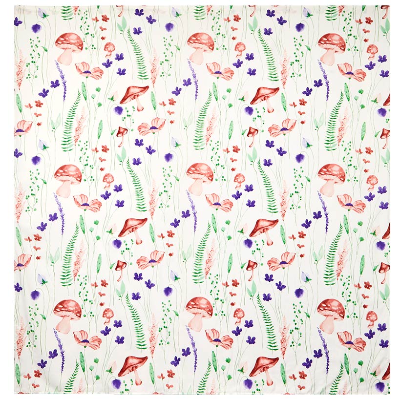 Spring Mushroom Shower Curtain, Bath Rug, Hand Towels, Valance or Hooks#select-item_shower-curtain